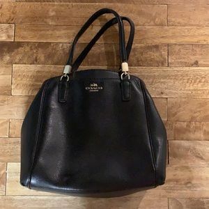 Black coach purse